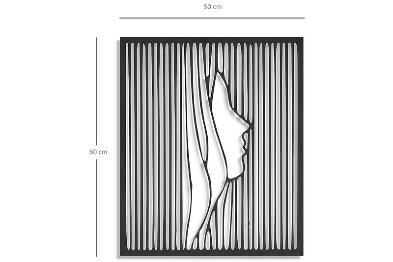 Decorative Metal Wall Accessory 50x60 - Boligtilbehør - Vægdekoration - Skilt - Emaljeskilte