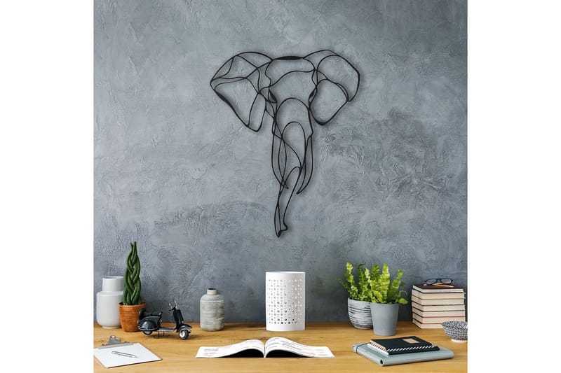 Decorative Metal Wall Accessory 52x41 - Boligtilbehør - Vægdekoration - Skilt - Emaljeskilte