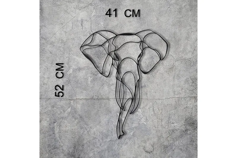 Decorative Metal Wall Accessory 52x41 - Boligtilbehør - Vægdekoration - Skilt - Emaljeskilte