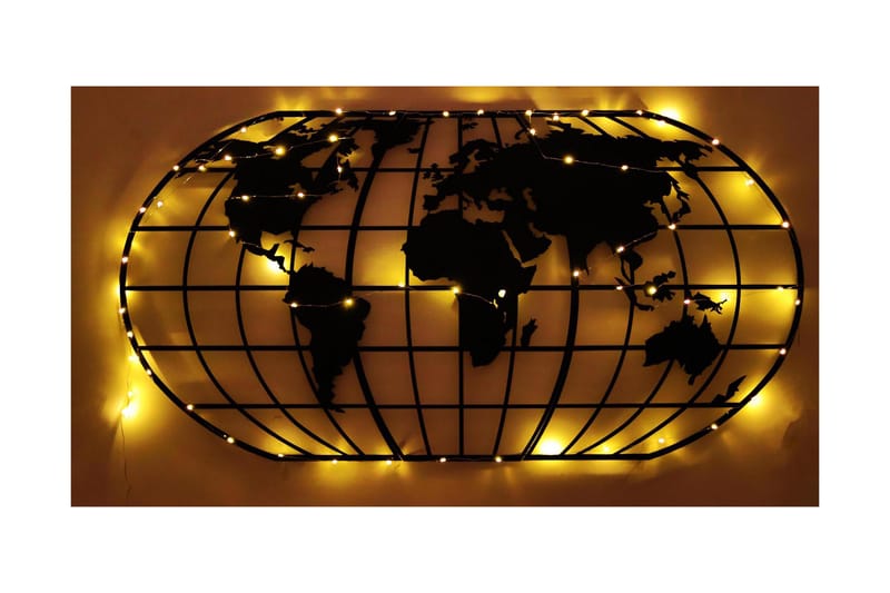Decorative Metal Wall Accessory 60x120 - Boligtilbehør - Vægdekoration - Skilt - Emaljeskilte
