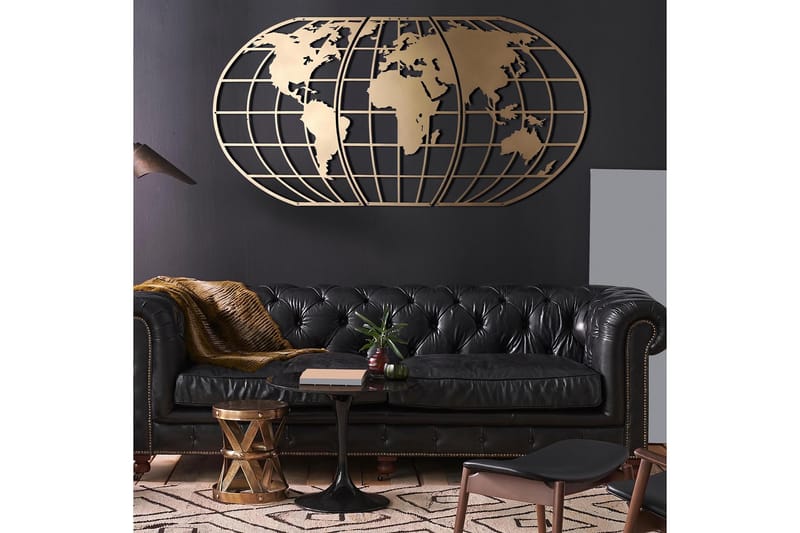 Decorative Metal Wall Accessory 60x120 - Boligtilbehør - Vægdekoration - Skilt - Emaljeskilte