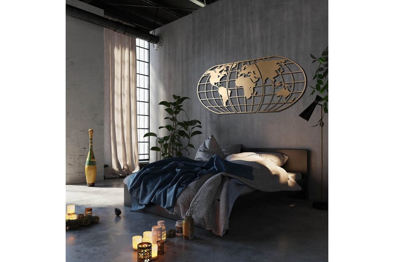 Decorative Metal Wall Accessory 60x120 - Boligtilbehør - Vægdekoration - Skilt - Emaljeskilte