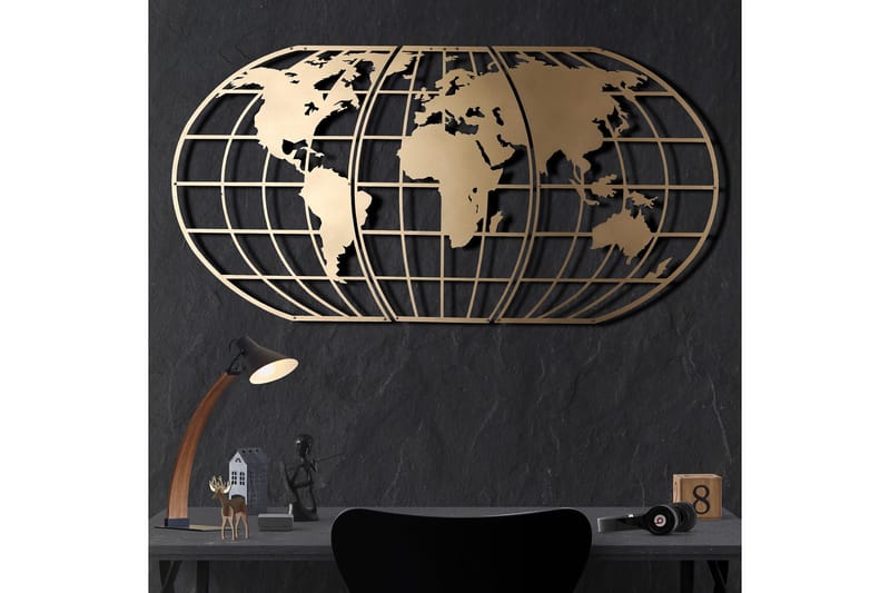 Decorative Metal Wall Accessory 60x120 - Boligtilbehør - Vægdekoration - Skilt - Emaljeskilte