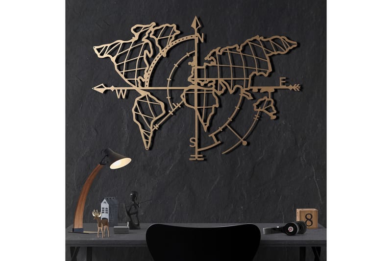 Decorative Metal Wall Accessory 65x95 - Boligtilbehør - Vægdekoration - Skilt - Emaljeskilte
