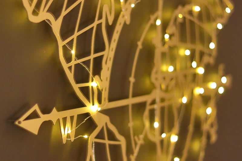 Decorative Metal Wall Accessory 65x95 - Boligtilbehør - Vægdekoration - Skilt - Emaljeskilte