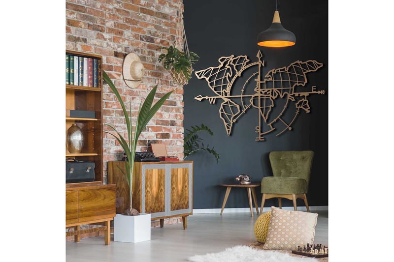 Decorative Metal Wall Accessory 65x95 - Boligtilbehør - Vægdekoration - Skilt - Emaljeskilte