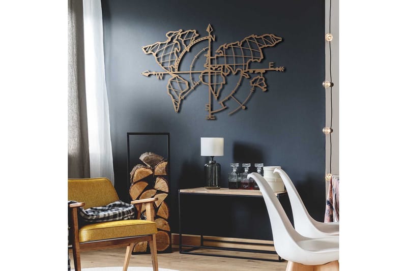 Decorative Metal Wall Accessory 65x95 - Boligtilbehør - Vægdekoration - Skilt - Emaljeskilte