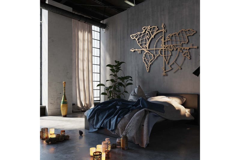 Decorative Metal Wall Accessory 65x95 - Boligtilbehør - Vægdekoration - Skilt - Emaljeskilte