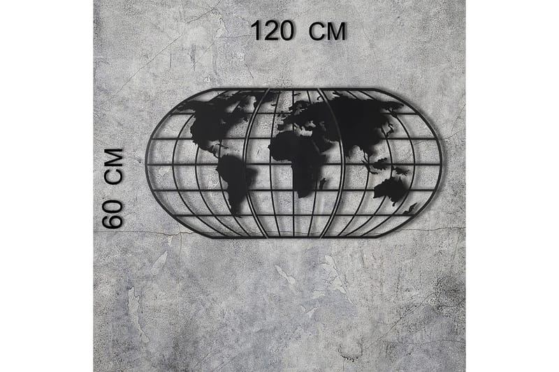 Decorative metalvægtilbehør 60x120 - Boligtilbehør - Vægdekoration - Skilt - Emaljeskilte