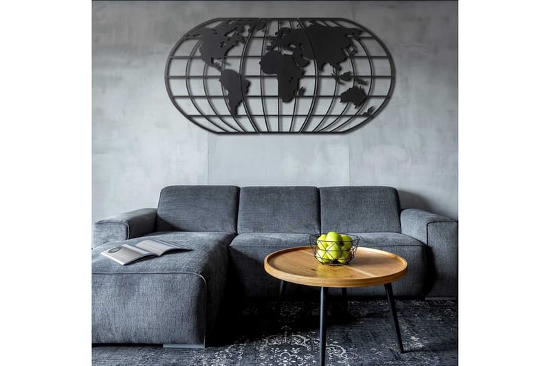 Decorative metalvægtilbehør 60x120 - Boligtilbehør - Vægdekoration - Skilt - Emaljeskilte