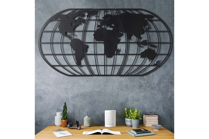 Decorative metalvægtilbehør 60x120 - Boligtilbehør - Vægdekoration - Skilt - Emaljeskilte