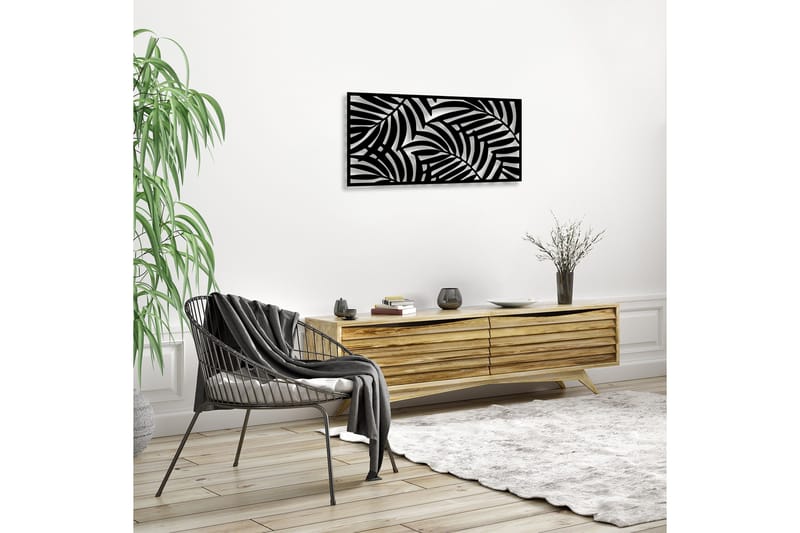 Decorative Panel 4 - Vægdekor - Sort - Boligtilbehør - Vægdekoration - Skilt - Emaljeskilte