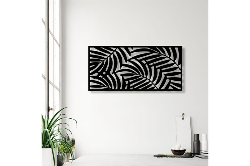 Decorative Panel 4 - Vægdekor - Sort - Boligtilbehør - Vægdekoration - Skilt - Emaljeskilte