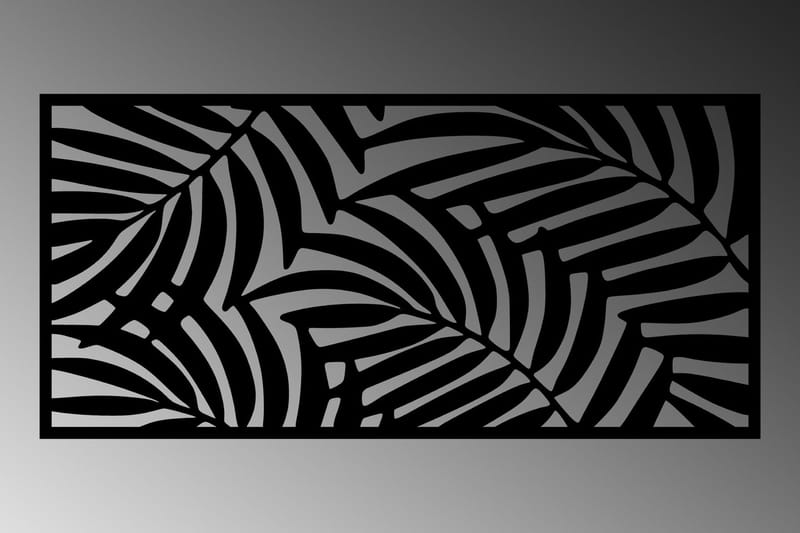 Decorative Panel 4 - Vægdekor - Sort - Boligtilbehør - Vægdekoration - Skilt - Emaljeskilte