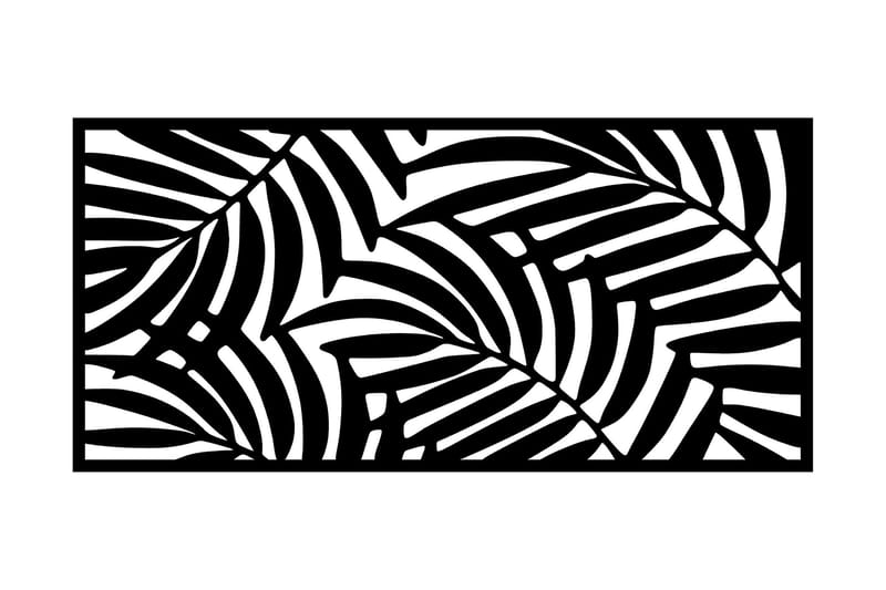 Decorative Panel 4 - Vægdekor - Sort - Boligtilbehør - Vægdekoration - Skilt - Emaljeskilte