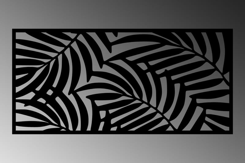 Decorative Panel 4 - Vægdekor - Sort - Boligtilbehør - Vægdekoration - Skilt - Emaljeskilte