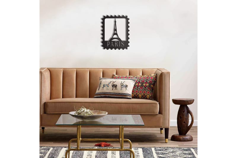 Dekorativ Vægdekor 30x37 cm - Sort - Boligtilbehør - Vægdekoration - Skilt - Emaljeskilte