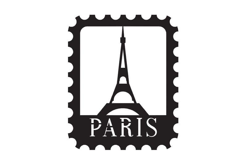 Dekorativ Vægdekor 30x37 cm, Sort