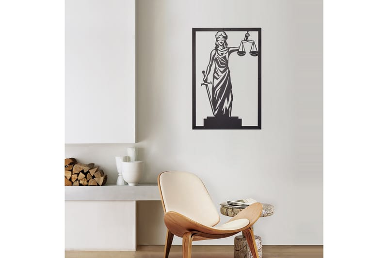 Dekorativ Vægdekor 40x60 cm - Sort - Boligtilbehør - Vægdekoration - Skilt - Emaljeskilte