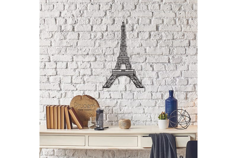 Dekorativ Vægdekor 44x70 cm - Sort - Boligtilbehør - Vægdekoration - Skilt - Emaljeskilte