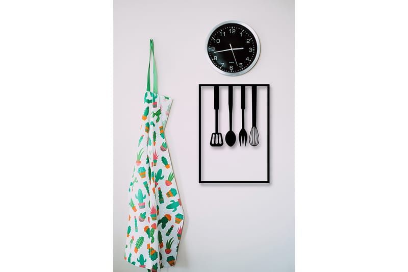 Dekorativ Vægdekor 50x70 cm - Sort - Boligtilbehør - Vægdekoration - Skilt - Emaljeskilte