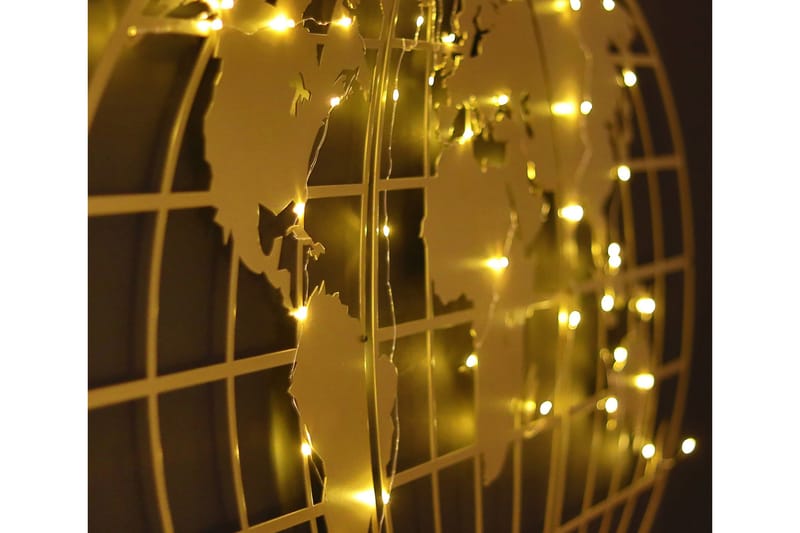 Dekorativ Vægdekor 60x120 cm - GOLD - Boligtilbehør - Vægdekoration - Skilt - Emaljeskilte