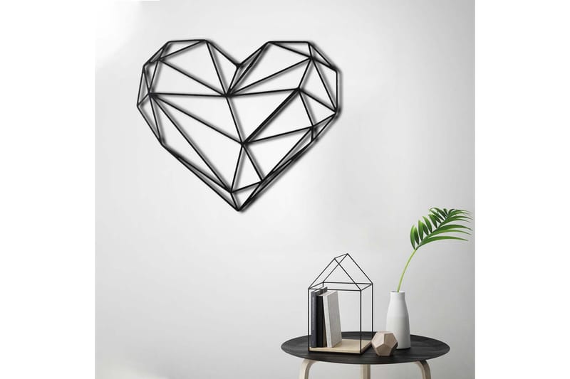 Dekorativt Vægtilbehør - Sort - Boligtilbehør - Vægdekoration - Skilt - Emaljeskilte