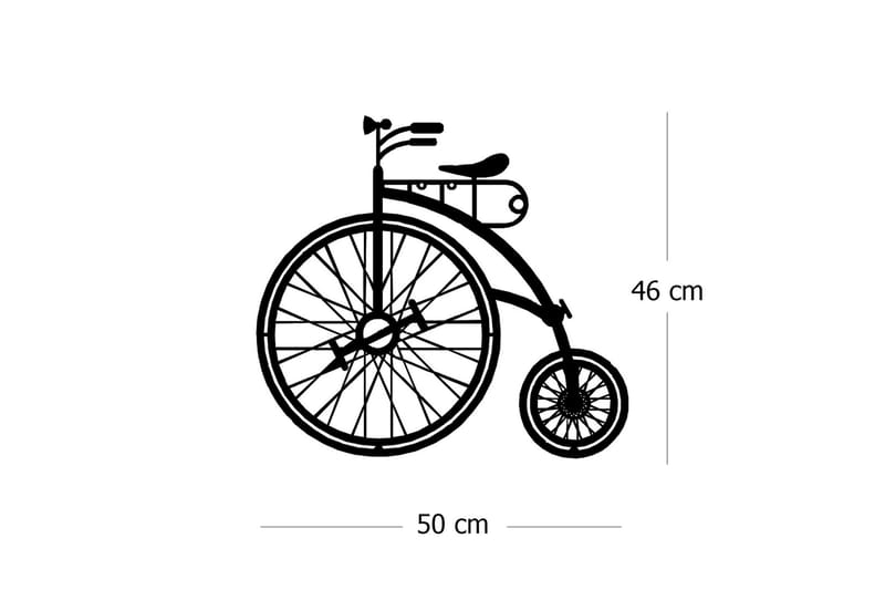 Dekorativt Vægtilbehør - Sort - Boligtilbehør - Vægdekoration - Skilt - Emaljeskilte