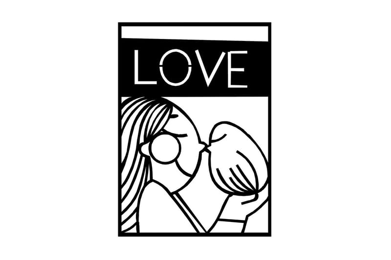 Dekorativt Vægtilbehør, Sort