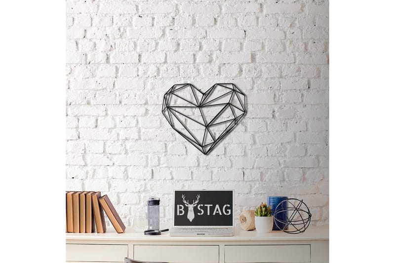 Dekorativt Vægtilbehør - Sort - Boligtilbehør - Vægdekoration - Skilt - Emaljeskilte