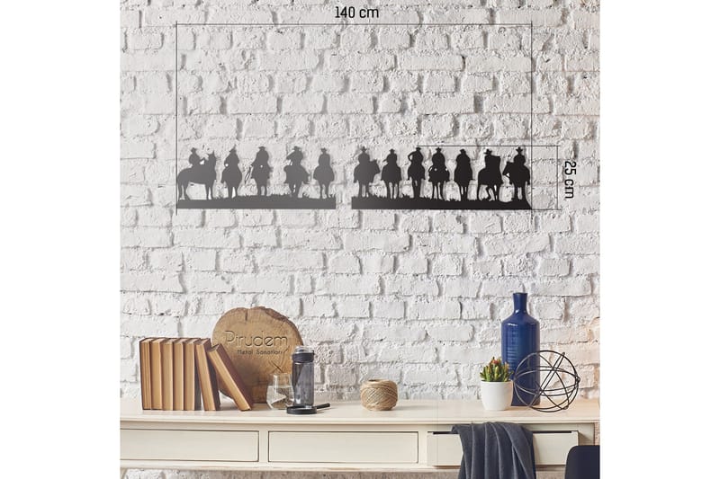 Dekorativt Vægtilbehør - Sort - Boligtilbehør - Vægdekoration - Skilt - Emaljeskilte