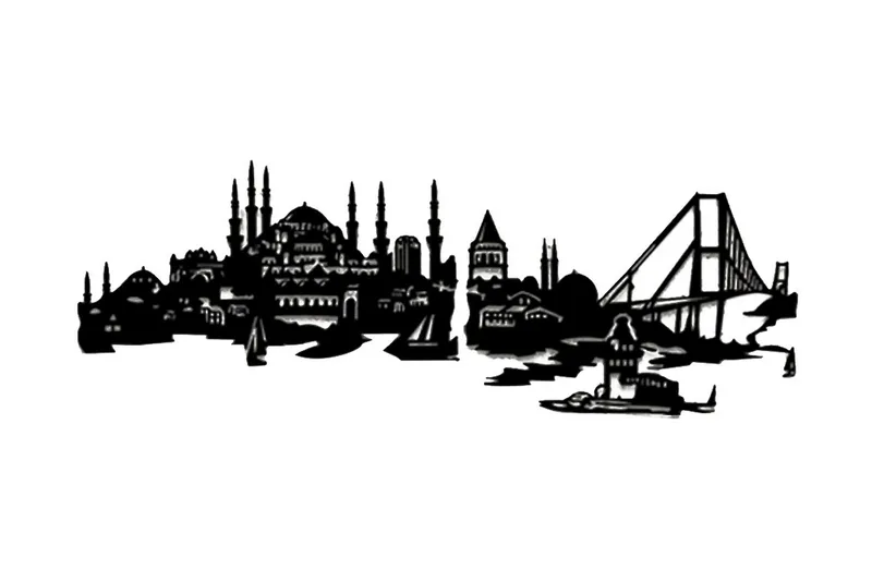 Dekorativt Vægtilbehør, Sort