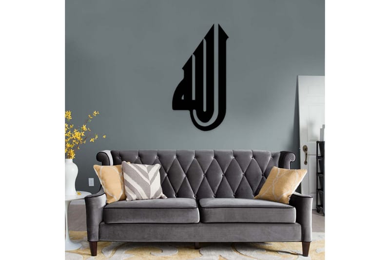 Dekorativt Vægtilbehør - Sort - Boligtilbehør - Vægdekoration - Skilt - Emaljeskilte