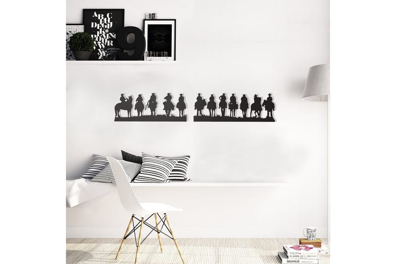 Dekorativt Vægtilbehør - Sort - Boligtilbehør - Vægdekoration - Skilt - Emaljeskilte