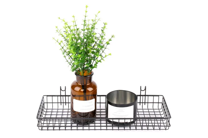 Dekorativt Vægtilbehør - Sort - Opbevaring - Opbevaring til småting - Kurve - Trådkurv