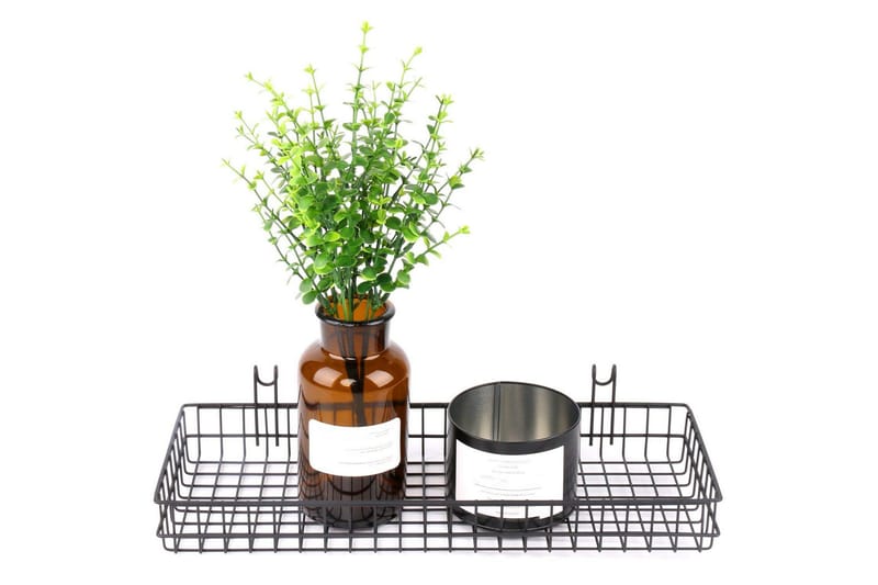 Dekorativt Vægtilbehør - Sort - Opbevaring - Opbevaring til småting - Kurve - Trådkurv