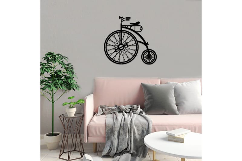 Dekorativt Vægtilbehør - Sort - Boligtilbehør - Vægdekoration - Skilt - Emaljeskilte