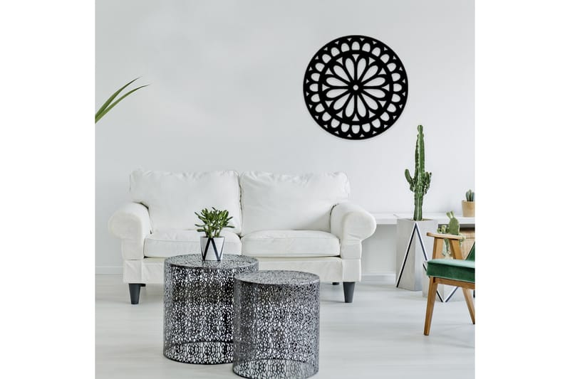 Dekorativt Vægtilbehør - Sort - Boligtilbehør - Vægdekoration - Skilt - Emaljeskilte