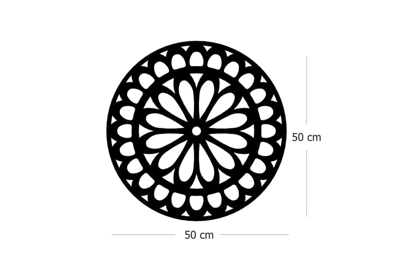 Dekorativt Vægtilbehør - Sort - Boligtilbehør - Vægdekoration - Skilt - Emaljeskilte