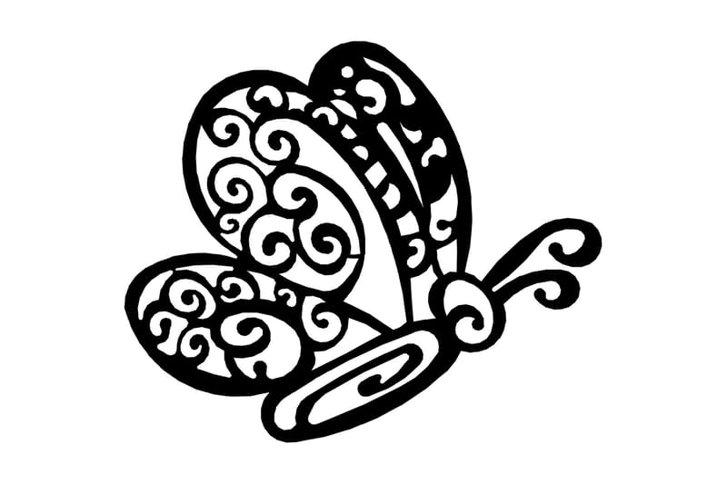 Dekorativt Vægtilbehør, Sort