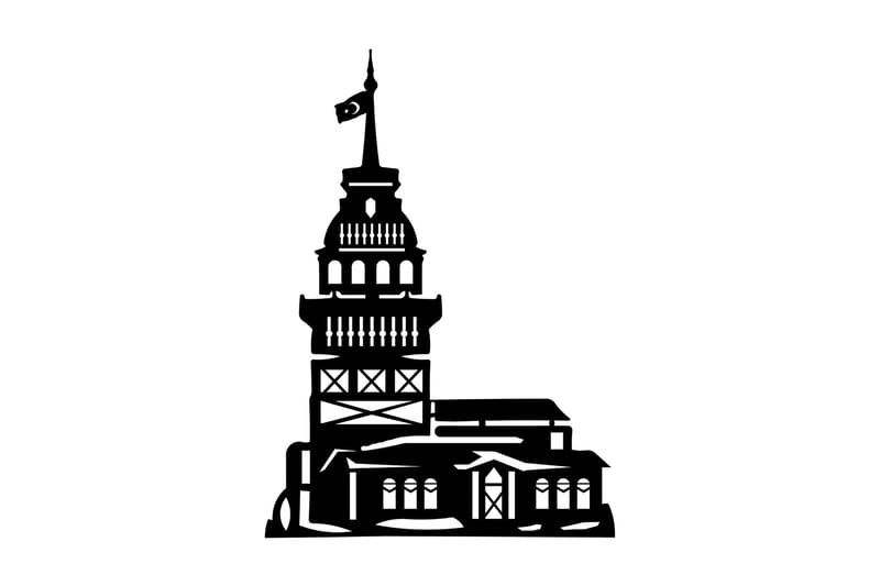 Dekorativt Vægtilbehør, Sort