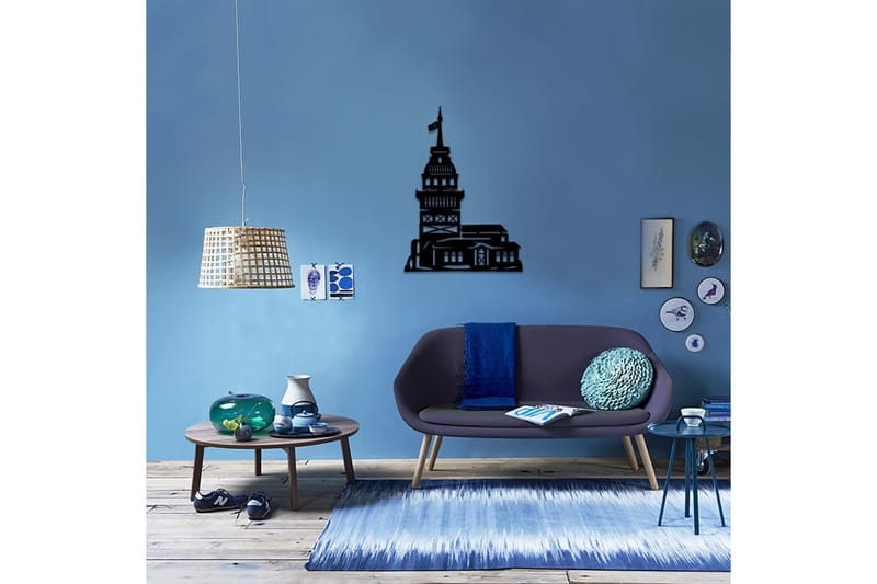 Dekorativt Vægtilbehør - Sort - Boligtilbehør - Vægdekoration - Skilt - Emaljeskilte