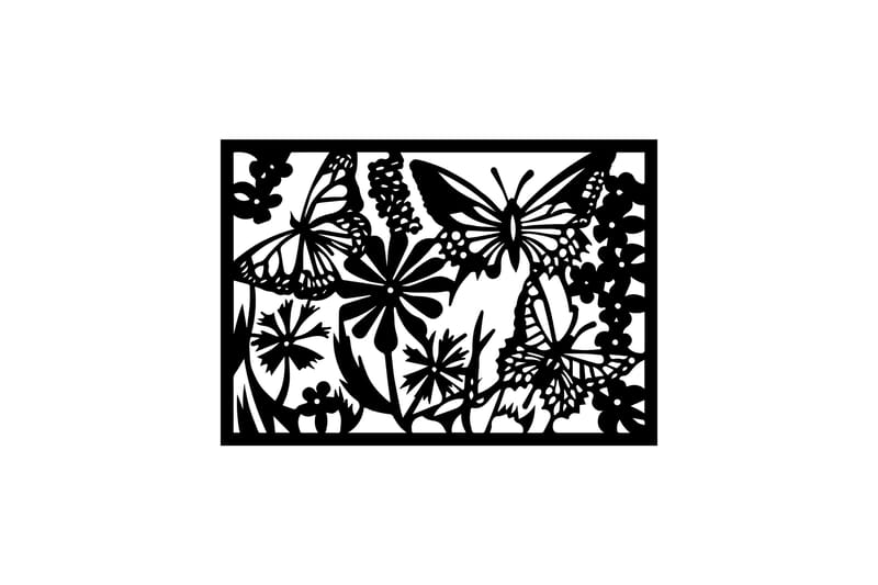 Dekorativt Vægtilbehør - Sort - Boligtilbehør - Vægdekoration - Skilt - Emaljeskilte