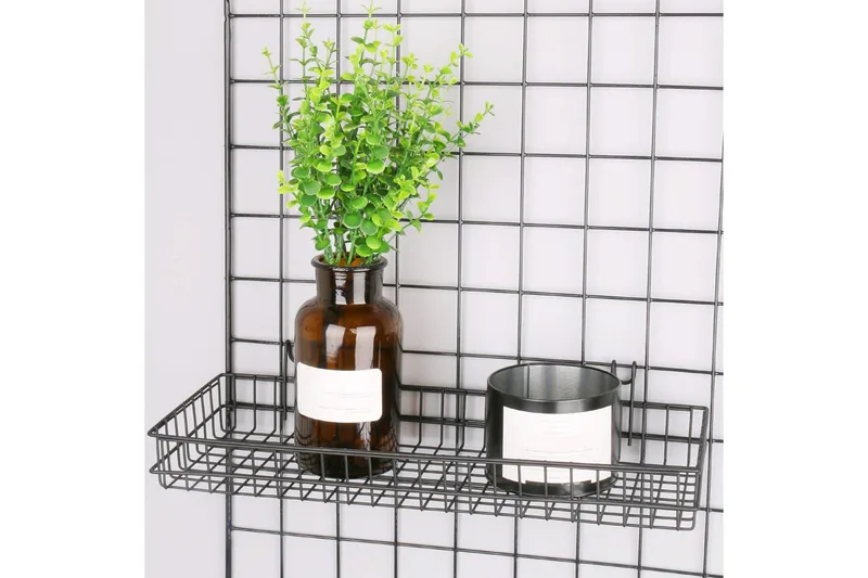 Dekorativt Vægtilbehør - Sort - Opbevaring - Opbevaring til småting - Kurve - Trådkurv