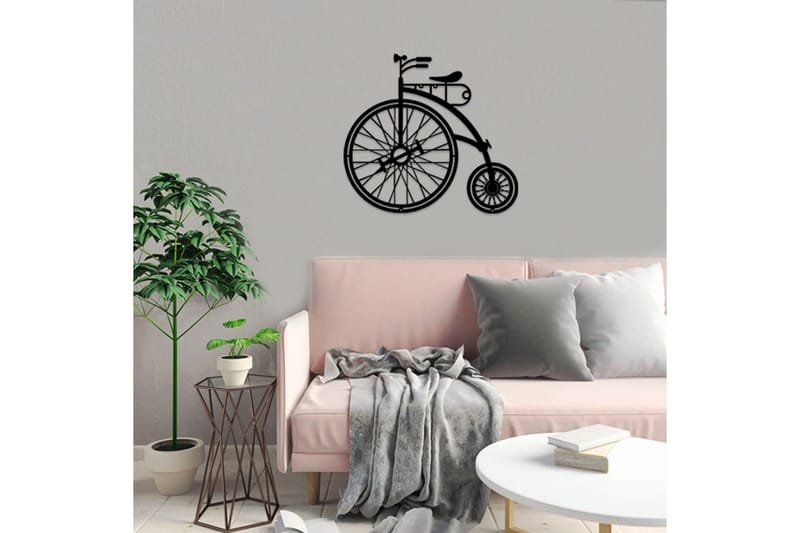 Dekorativt Vægtilbehør - Sort - Boligtilbehør - Vægdekoration - Skilt - Emaljeskilte