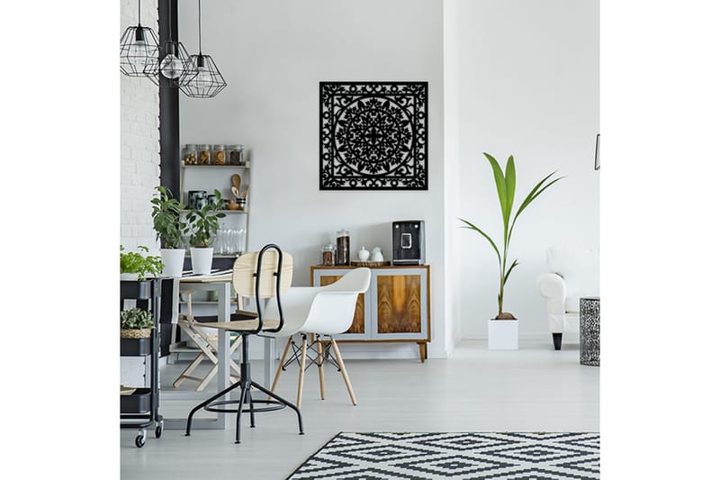 Dekorativt Vægtilbehør - Sort - Boligtilbehør - Vægdekoration - Skilt - Emaljeskilte