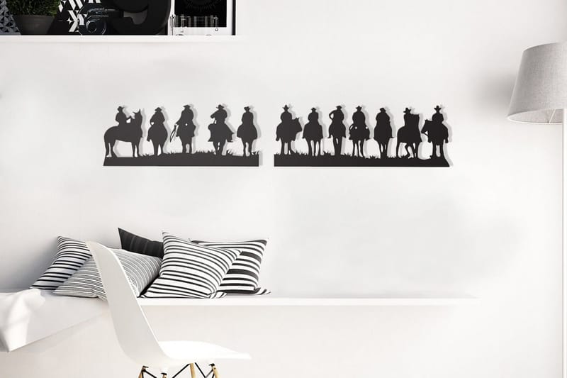 Dekorativt Vægtilbehør, Sort