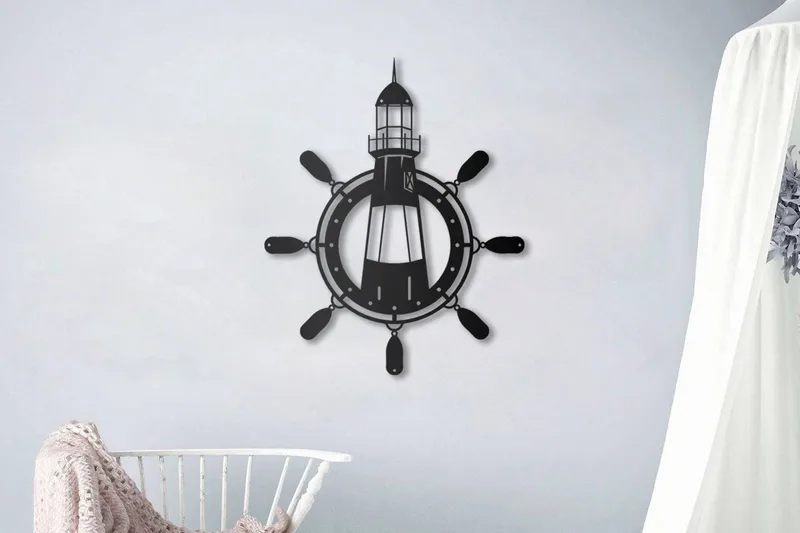 Dekorativt Vægtilbehør, Sort