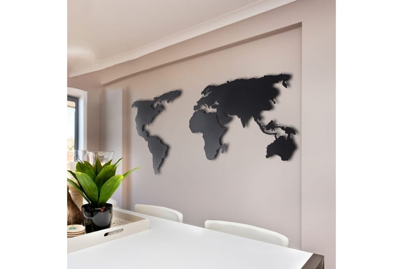 Dekorativt Vægtilbehør - Sort - Boligtilbehør - Vægdekoration - Skilt - Emaljeskilte