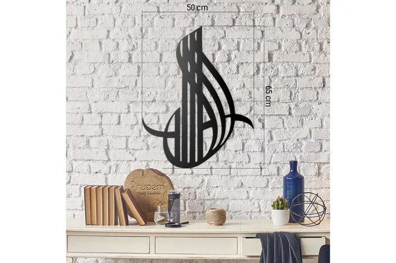 Dekorativt Vægtilbehør - Sort - Boligtilbehør - Vægdekoration - Skilt - Emaljeskilte